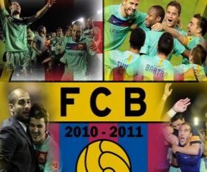 Rompicapo di FC Barcelona campione del BBVA League 2010 - 2011