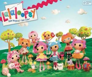 Rompicapo di Lalaloopsy, le bambole di pezza