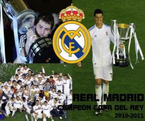 Rompicapo di Real Madrid campione Copa del Rey 2010-2011