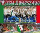 Legia Varsavia, campione Ekstraklasa 2012-2013, campionato di calcio de Polonia