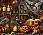 Rompicapo di Scena di Halloween