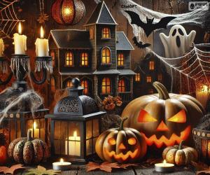 Rompicapo di Scena di Halloween