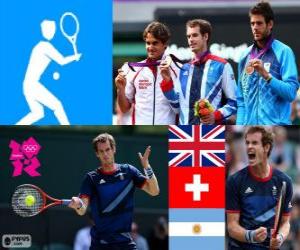 Rompicapo di Tennis singolare maschile LDN12