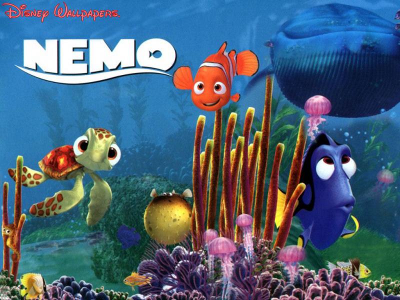 nemo che nuota in fondo al mare puzzle